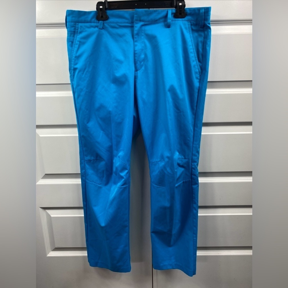 Adidas Puremotion Cool Max Performance Golf Pants Sz 36x30 Mens Solar Blue